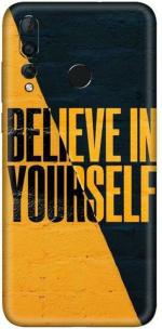 aadia Huawei Nova 4 Matte Vinyl Quotes Printed Mobile Skin Sticker with Scratch Resistant Lamination