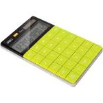 Deli E1589 - 12 Digit Modern Calculator, Desktop Calculator, Green, Pack of 1