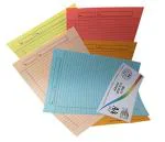 ECLET Multicolor A4 One Side Ruled Colour Sheet (Pack of 60)