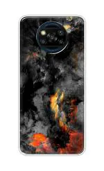 STORESOME Poco X3 Multicolor Lightweight, WaterProof, Anti Scratch Art Theme Back Cover