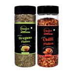Tikhalwale Pizza Seasoning Origano Flakes and Chilli Flakes Combo (Large )