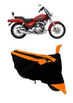 ABORDABLE Presents Yamaha Enticer Water Resistant - Dust Proof - Full Bike / Scooty Two Wheeler Body Cover (ORANGE STRIPES)