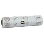 WRAP WINKS Printed Non-Greasproof Multipurpose Non Stick Food Wrapping Paper|Breathable and Plastic Free Keeps Food Fresh and Safe, Absorbs Oil for Home, Kitchen, Restaurant (White, 1000 Meter).