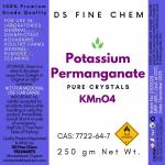 DS Fine Chem POTASSIUM PERMANGANATE 250gm | SUPERIOR QUALITY CRYSTALS | VALUE PACK OF 250gm | Mask, Gloves, Spoon & Cup inside