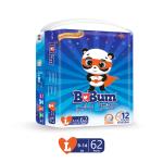 Babum Super Pants Premium Diaper Large 62 Diapers - L (62 Pieces)