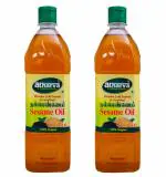 ATHARVA- Cold Pressed/ Wood Pressed | Sesame / gingelly Oil - 2 Litre | (Pack of 2 )