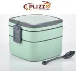 Plizzo Kitchenware bento lunch box (pack of 1) 3 Containers Lunch Box (800 ml)