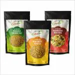 Wheafree Gluten Free Namkeen Combo Pack - Bikaneri Bhujia 400g ,Namkeen Mixture 400g and Masala Chana Dal 400g | Ready to Eat Snacks | Indian Tasty and Crunchy Snacks | Tangy and Spicy Taste