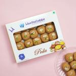 MEETHADABBA Sinhori Peda Mithai Sweets, 500 g - Pack of 24
