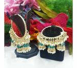 Gyaan Jewels Handmade Jhumki Earring Platinum for (Women and Girls)