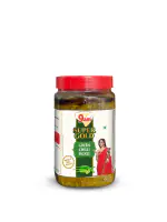 9 AM Super Gold Green Chilli Pickle 900g