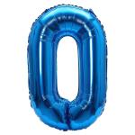 Festiko 32 Inch Blue Large Numbers Balloon 0, Foil Helium Big Number Balloon Digital 0, Wedding, Bridal Shower, Engagement, Photo Shoot, Anniversary