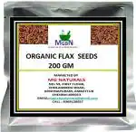 MGBN THE PATH FOR THE HEALTHIER LIFE WITH BEAUTY Organic Flax Seeds 200 g Seed