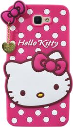 COVERBLACK Rubber Back Cover Compatible model for Samsung Galaxy J5 Prime - SM-G570FZDGINS Hello Kitty - Pink