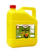Shri Ishwar Grown By Nature 5L Virgin Cold-Pressed Safflower Oil | 100% Organic & Edible| For Cooking