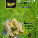 ZIPPO Garlic Papad Delicious Traditional Healthy Papad 200g (Pack Of 5)
