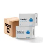 Glutalight Gluten Free Skin Lightening Soap Reduce Freckles, Age Marks Glutathione - 75 g (pack of 2)