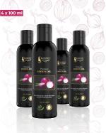 Onion Hair Oil for Hair Growth and Hair Fall Control (Pack of 4)