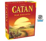 Moonza Catan Board Game (Base Game) | Family Board Game| Board Game for Adults and Family