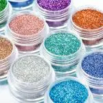 MAPPERZ 24 Pcs Nail Glitter Powder Eye Shadow/ Shinning Mirror Glimmer Nail Art - Multicolor