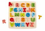 Cuberspeed Wooden Capital ABCD Alphabets Letters Learning Educational Puzzle Toy for Kids Toddlers 1 2 3 4 5 Year Old, Preschool Education for Girls Boys
