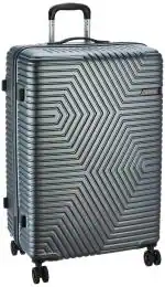 American Tourister Trolley Bag For Travel | ELLEN 79 Cms ABS Hardsided Large Check-in Luggage Bag | Suitcase For Travel | Trolley Bag For Travelling, Grey