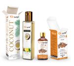 GO WOO Pack of 2 Clove Bud Essential Oil and Coconut Carrier Oil-100% Pure For All Type Skin 110ML