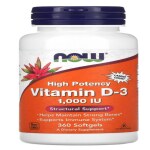 NOW Foods, Vitamin D-3, High Potency, 25 mcg (1,000 IU), 360 Softgels