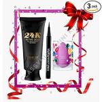 CLASSYHUDA PROFESSIONAL 24K GOLD BB CREAM, SKETCH EYELINER & MAKEUP PUFF. COMBO [PACK OF 3]