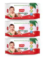 Luvlap Moisturising Wipes With Aloe Vera 72 pcs (Pack Of 3)