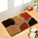 HOWNICE Microfiber Door Mat (Multicolor, Large)