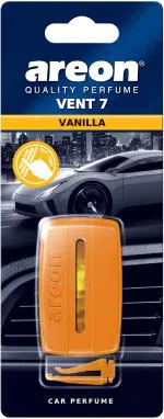 Areon Vanilla Scent Vent 7 Car Perfume 50 ml (Pack of 2)