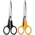 Deli E6014 Scissors, 202 mm , Steel Scissors, Pack of 2