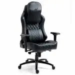 Nexlev Maverick Series Gaming Chair with Vegan Leather Upholstery - Black