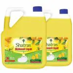 Shatras 5 Liter Lime Dishwash Liquid Gel | Dishwash Liquid Infused With The Power Of Lemons | Refreshing, Antibacterial & Leaves No Residue | Fast Cleaner For All Types Of Utensils (Pack of 2)