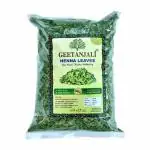 Geetanjali Henna Mehandi Leaves for Hair color and hand 100% Organic Hair Color Chemical-Free hair Colour Herbal Hair Color - 400gm