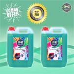 MIZZIWASH Washing Machine Liquid Detergent Top Load, Front Load (MIX FLOWER, 10 L-green)