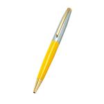 Auteur Focus Yellow Brass Blue Ink Ball Pen