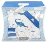 LILSOFT New Born Cotton Baby Gift Set - Pack 4 Pcs. (Blue)