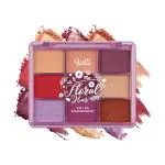 Glam21 Floral Hues 9in1 Matte & Shimmers Eyeshadow Palette | Crease-resistant-7.2g, Tulip-03