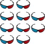 RV7 Anaglyph 3D Video Glasses (Red and Blue) (pack of 10)
