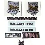 GMJ AUTOPARTS & ACCESSORIES-Maruti Gypsy 413W King Model Emblem KIt Full Set