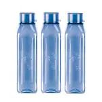 MILTON Prime 1000 Pet Water Bottle, Set of 3, 1 Litre Each, Blue