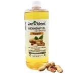 Zeroblend Groundnut Oil - Cold pressed, unrefined, unfiltered - 1L