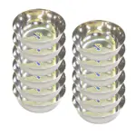 SHINI LIFESTYLE Stainless Steel Heavy Gauge Bowl Set/Wati Set/Kitchen Set (dia-13, 12pc)