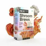 Ace Blend Shroom Brews 6 Servings 3 Mushroom Coffees Cordyceps Reish Lion's Mane with Gold-Standard Superfoods KSM-66 Ashwagandha, L-Theanine, C8 + C10 MCT Keto, Cold & Hot