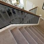 Kiddale Baby & Pet Safety Net for Stairs and Balcony Rails, 3m Length by 110cm Wide, Black, with 14 Nylon Cable Ties, Pack of 2