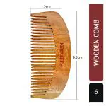 Keya Seth Aromatherapy, 3-in-1 Neem Wooden Comb Small Size
