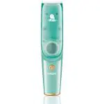 VGR V-151 Baby Vacuum Hair Clipper Ceramic blades| Extra low noise| Runtime: 120 minutes (Aqua Green)