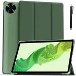 ProElite Case Cover for Realme Pad 2 11.5 inch Cover, Smart Flip Case Cover for Realme Pad 2 11.5 inch Translucent Back with Stylus Pen, Dark Green